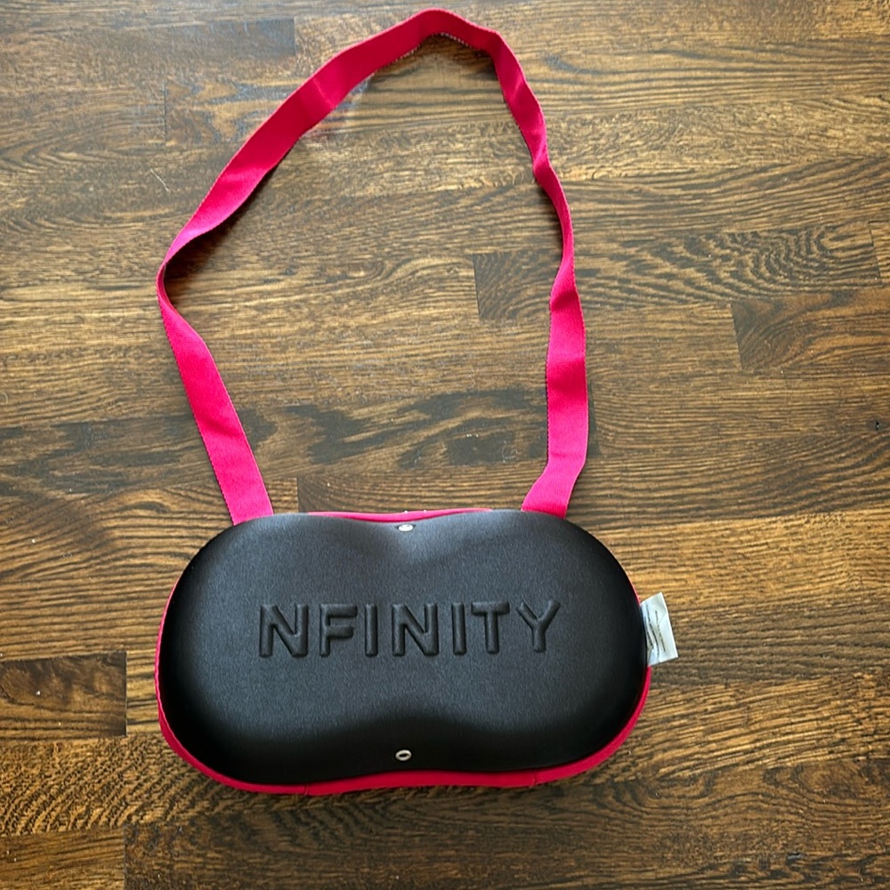 Nfinity Cheer Shoe Carrying Storage Case ( no shoes) Black/Hot Pink